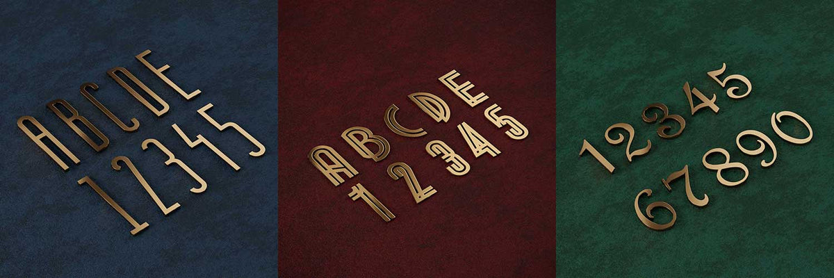 Decorative Font Styles for Your Nameplate