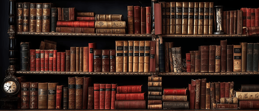 Library books