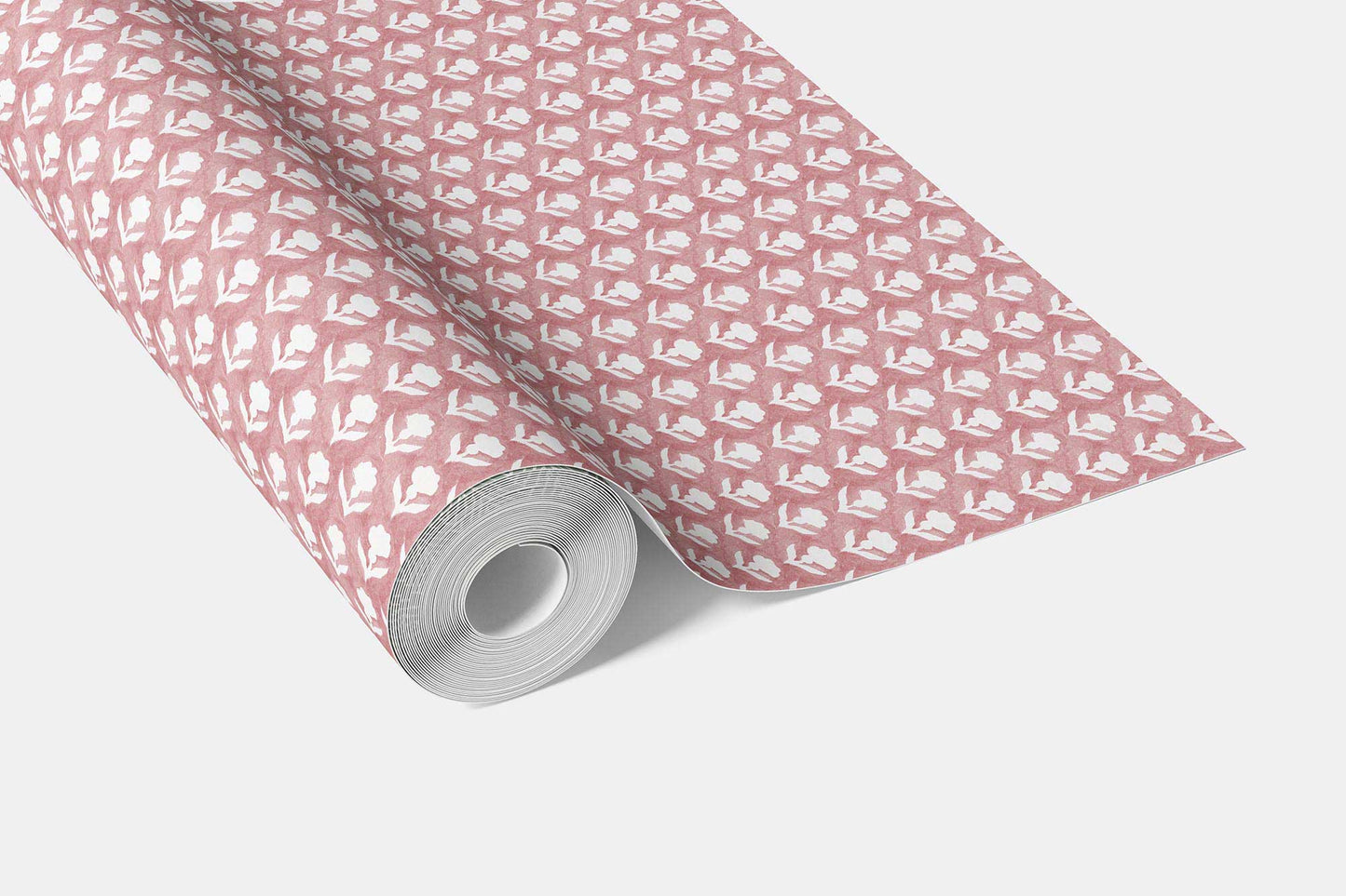 Meadow Crest Wallpaper - Rose Blush