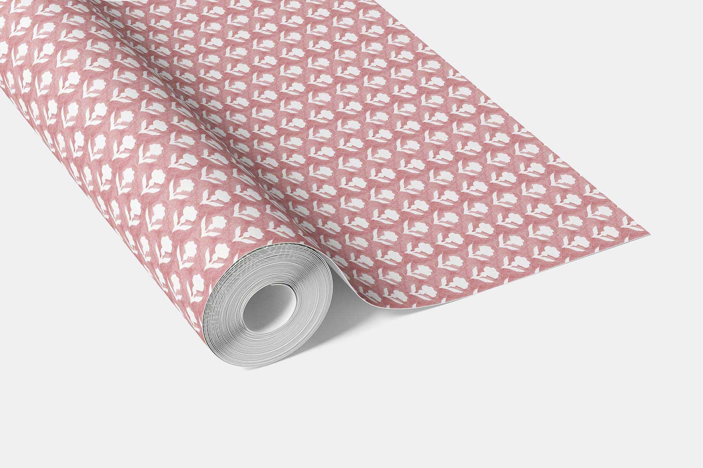 Meadow Crest Wallpaper - Rose Blush