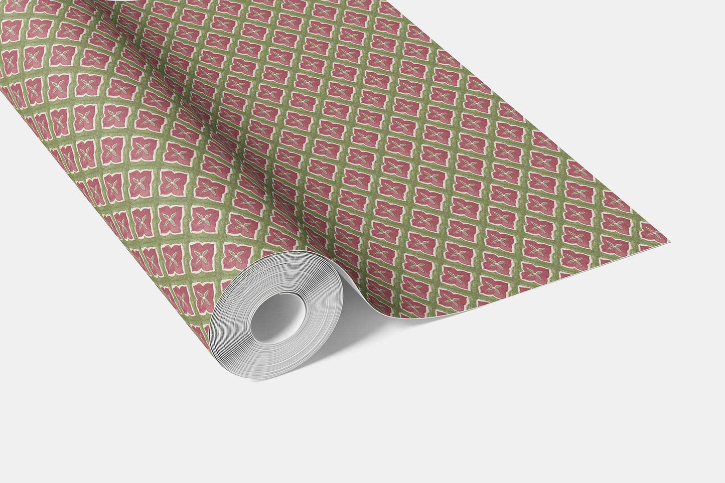 Petal Trellis Wallpaper - Rose Garden