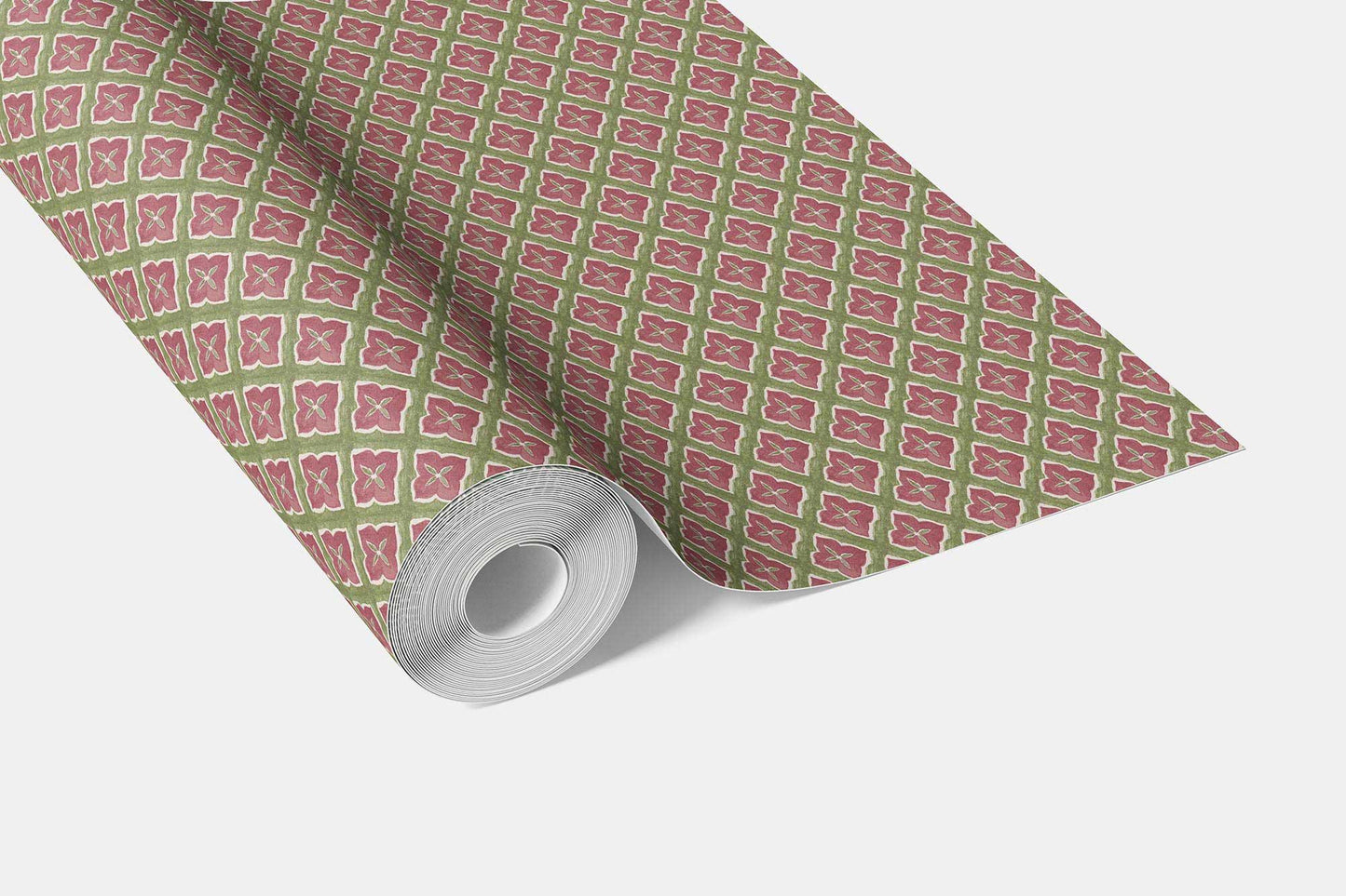 Petal Trellis Wallpaper - Rose Garden