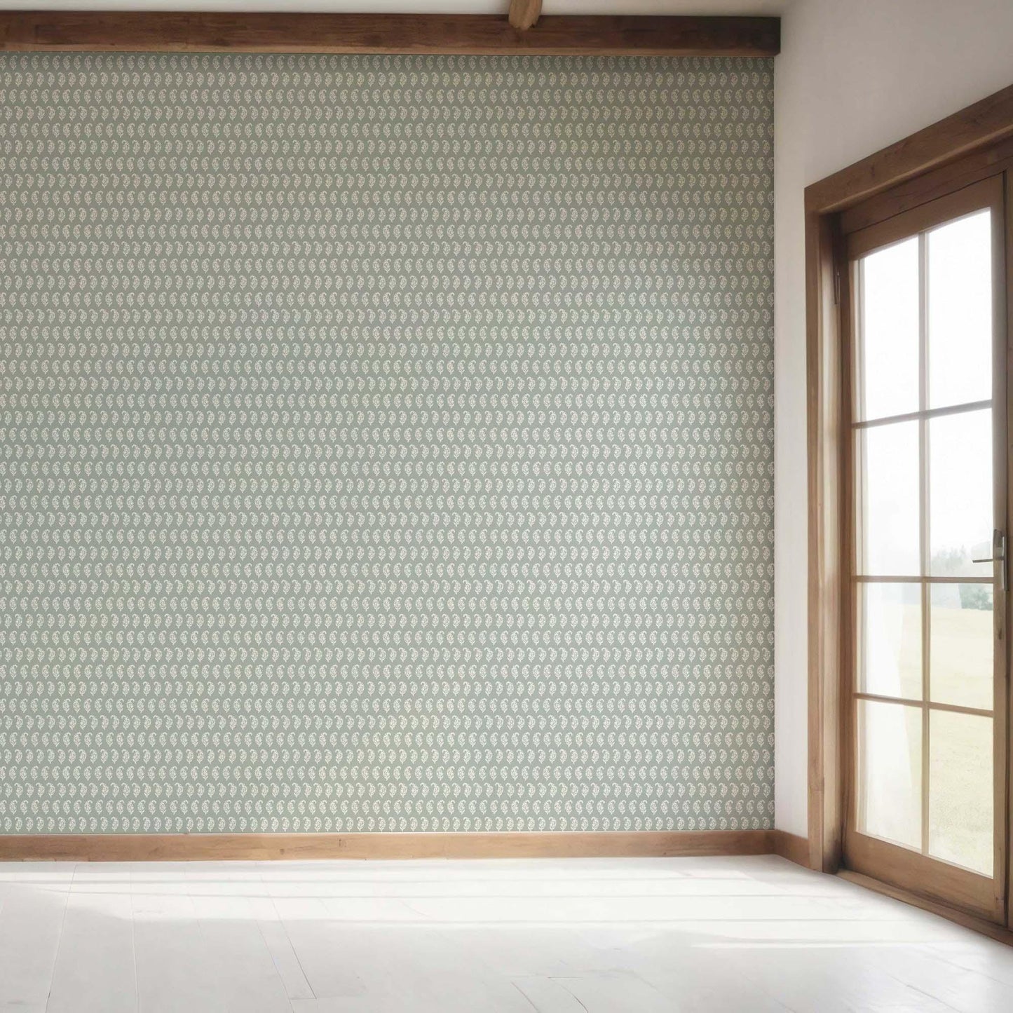 Kairi Trail Wallpaper - Sage Grey