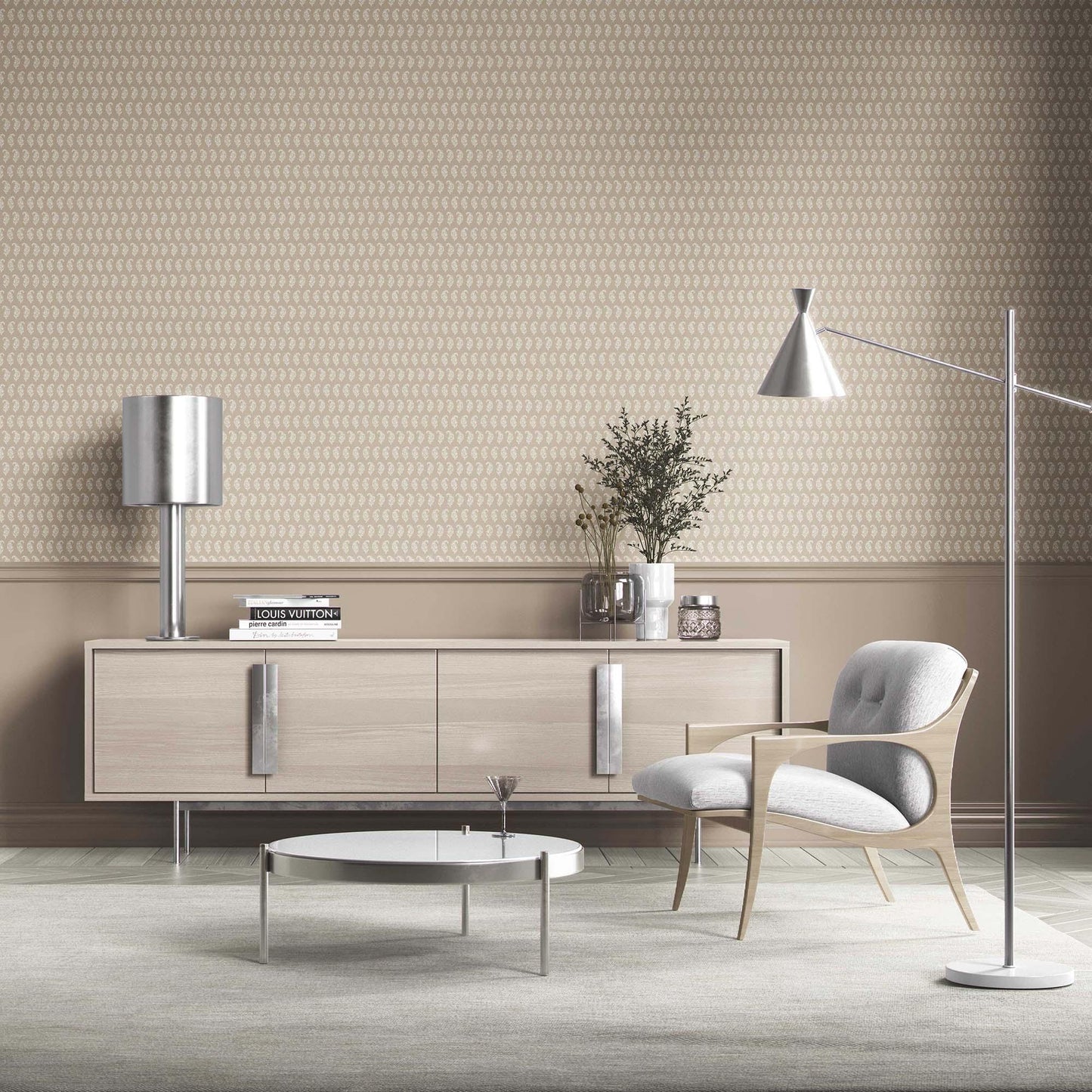 Kairi Trail Wallpaper - Muted Taupe