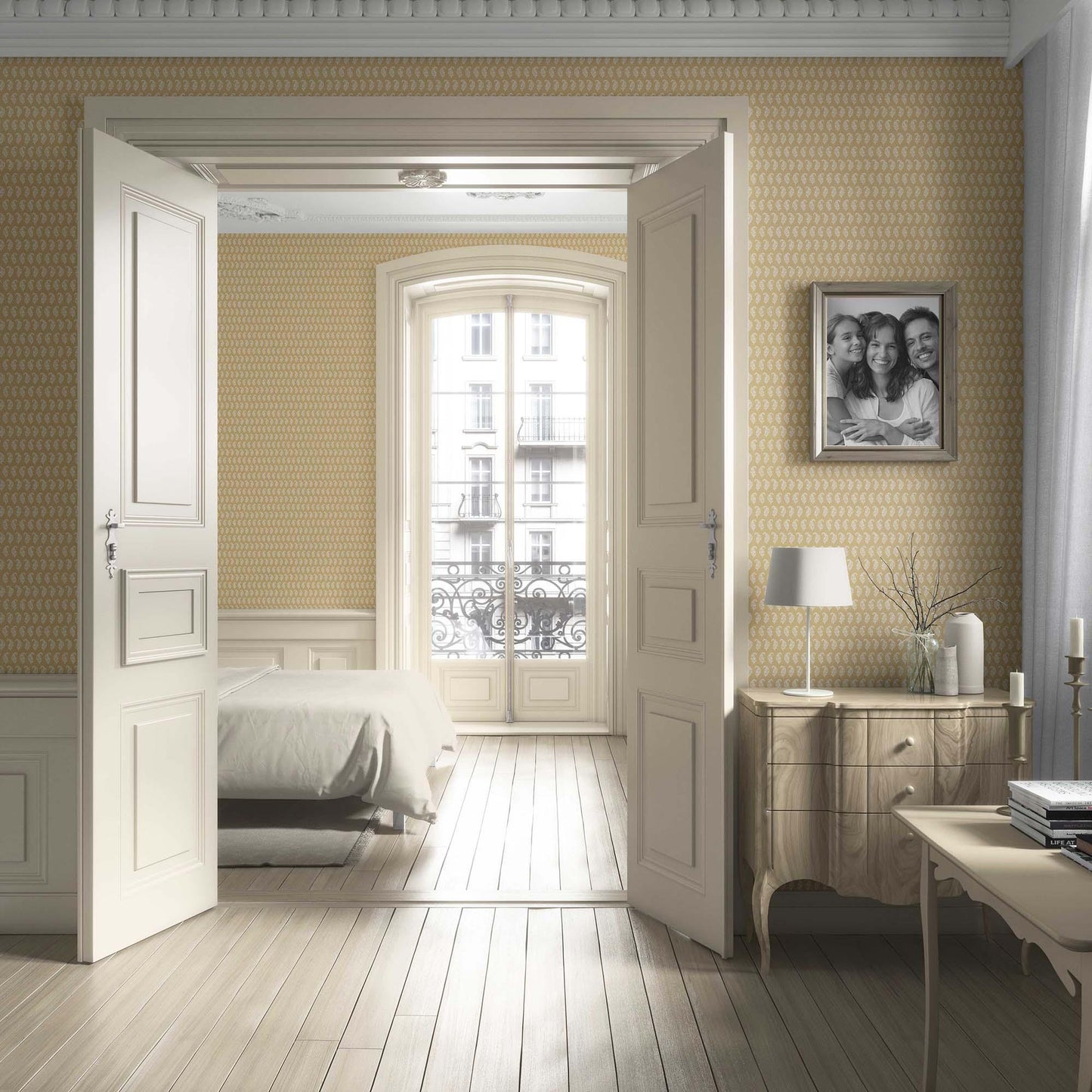 Kairi Trail Wallpaper - Honey Beige