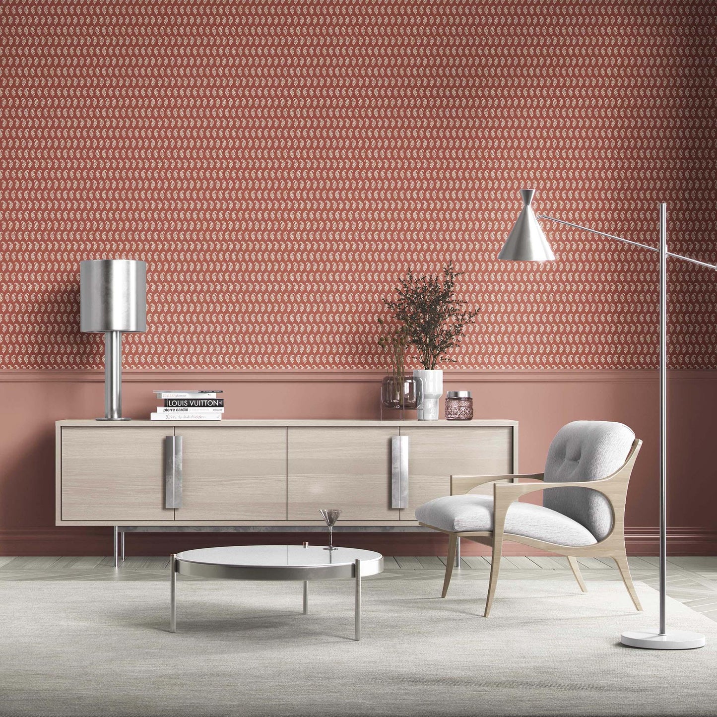 Kairi Trail Wallpaper - Terracotta Rose