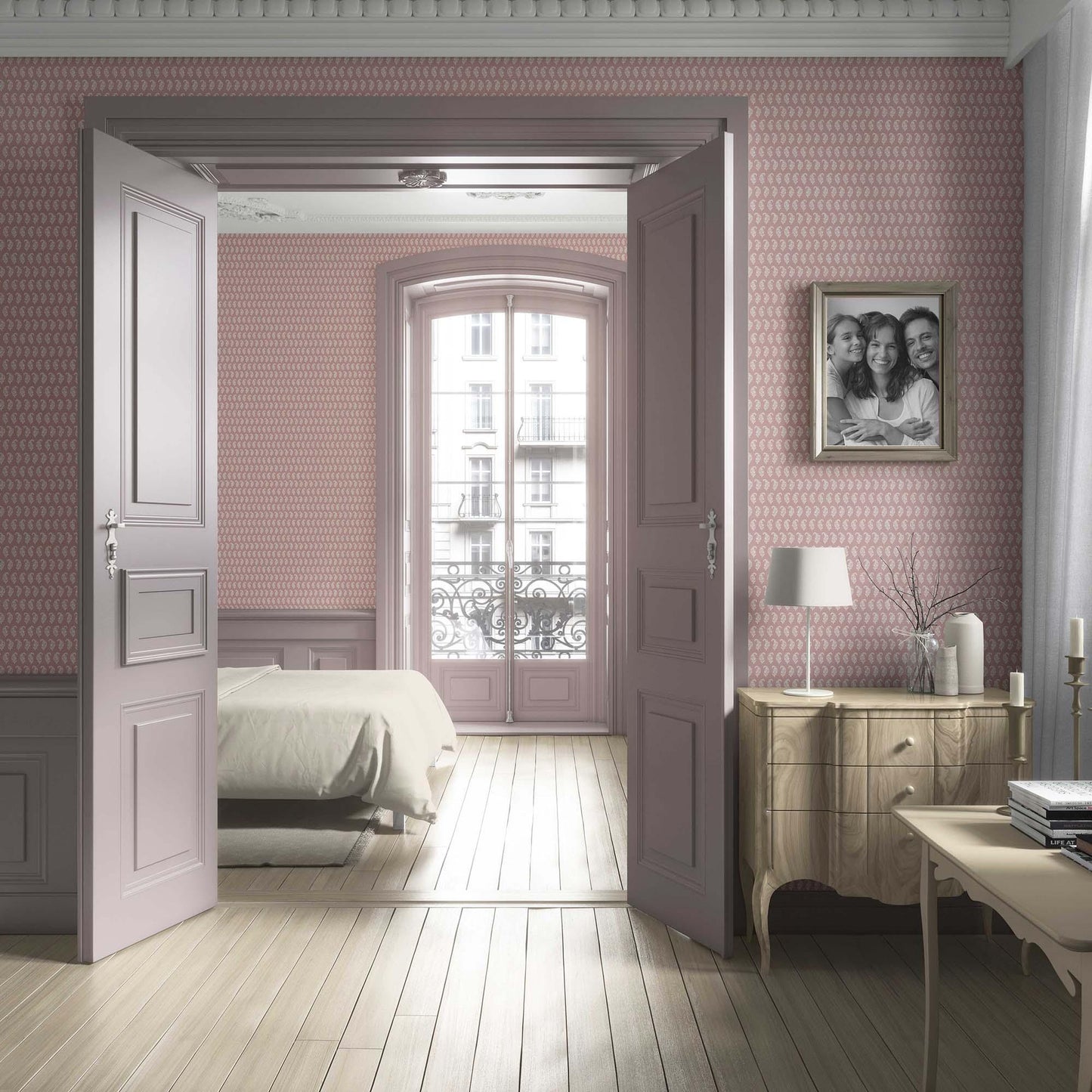 Kairi Trail Wallpaper - Rose Clay