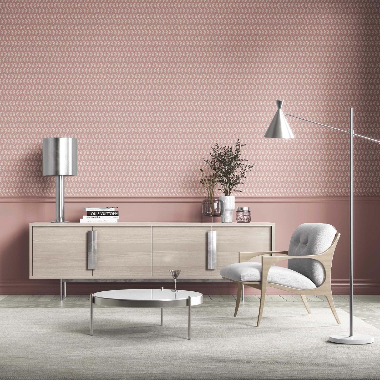 Kairi Trail Wallpaper - Rose Clay