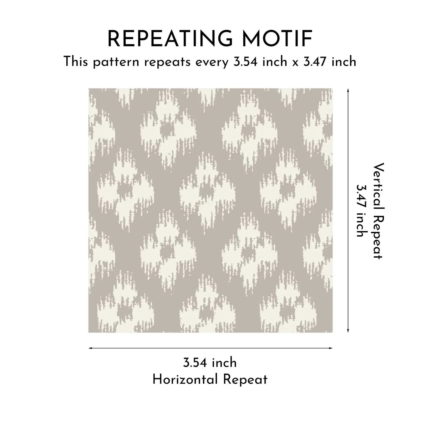 Trellis Bloom Wallpaper - Taupe Linen