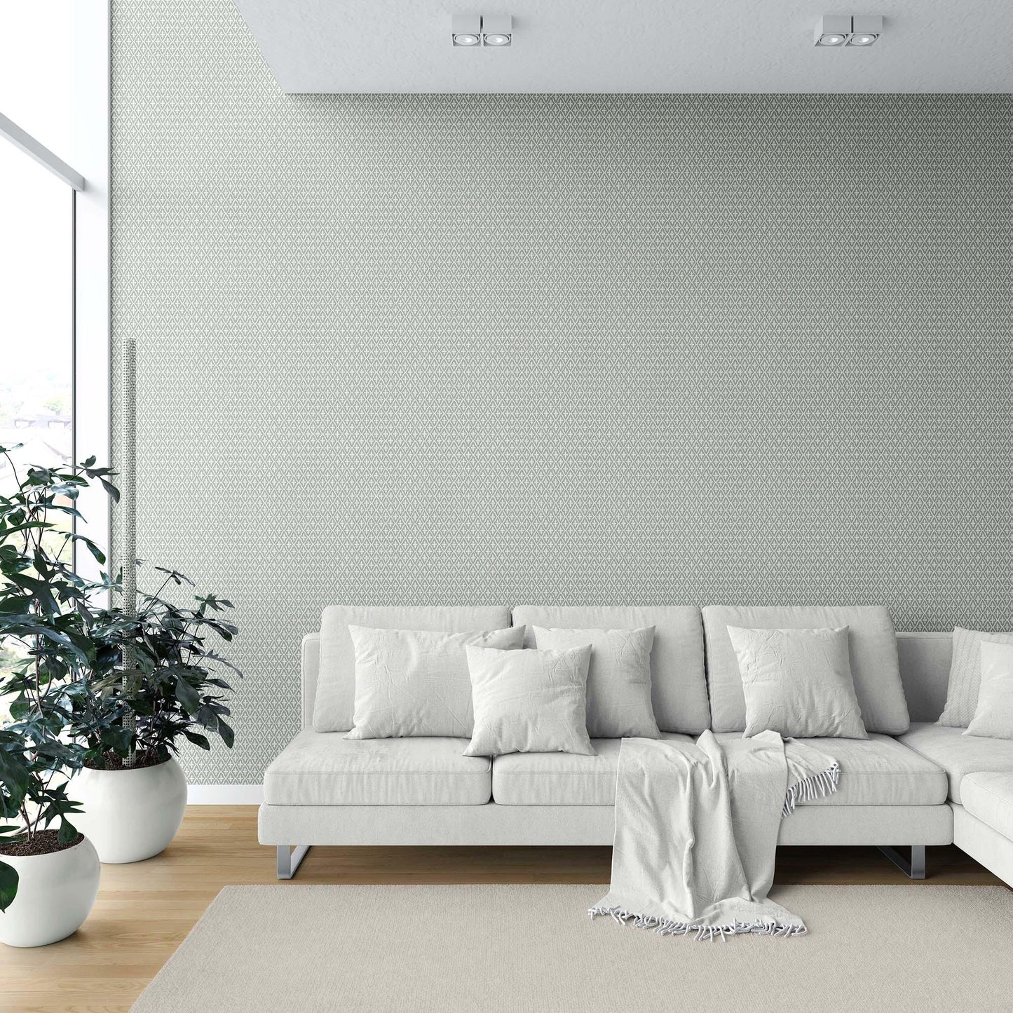 Mughal Grid Wallpaper - Sage Enclave