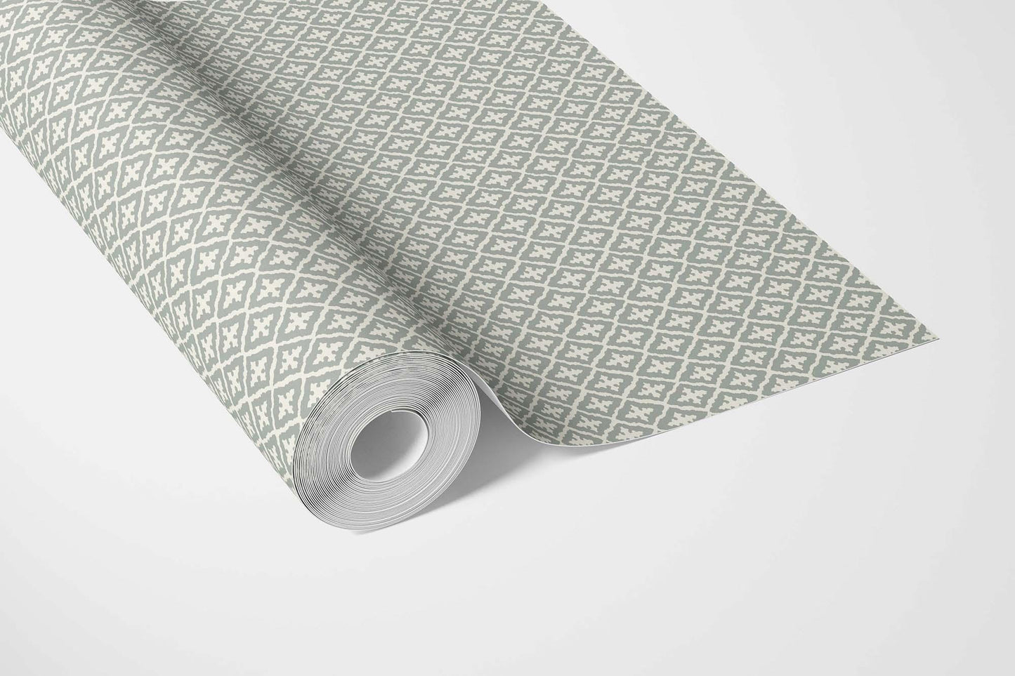 Mughal Grid Wallpaper - Sage Enclave