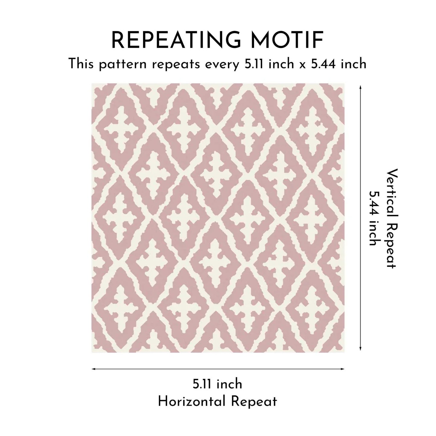 Mughal Grid Wallpaper - Clay Blush