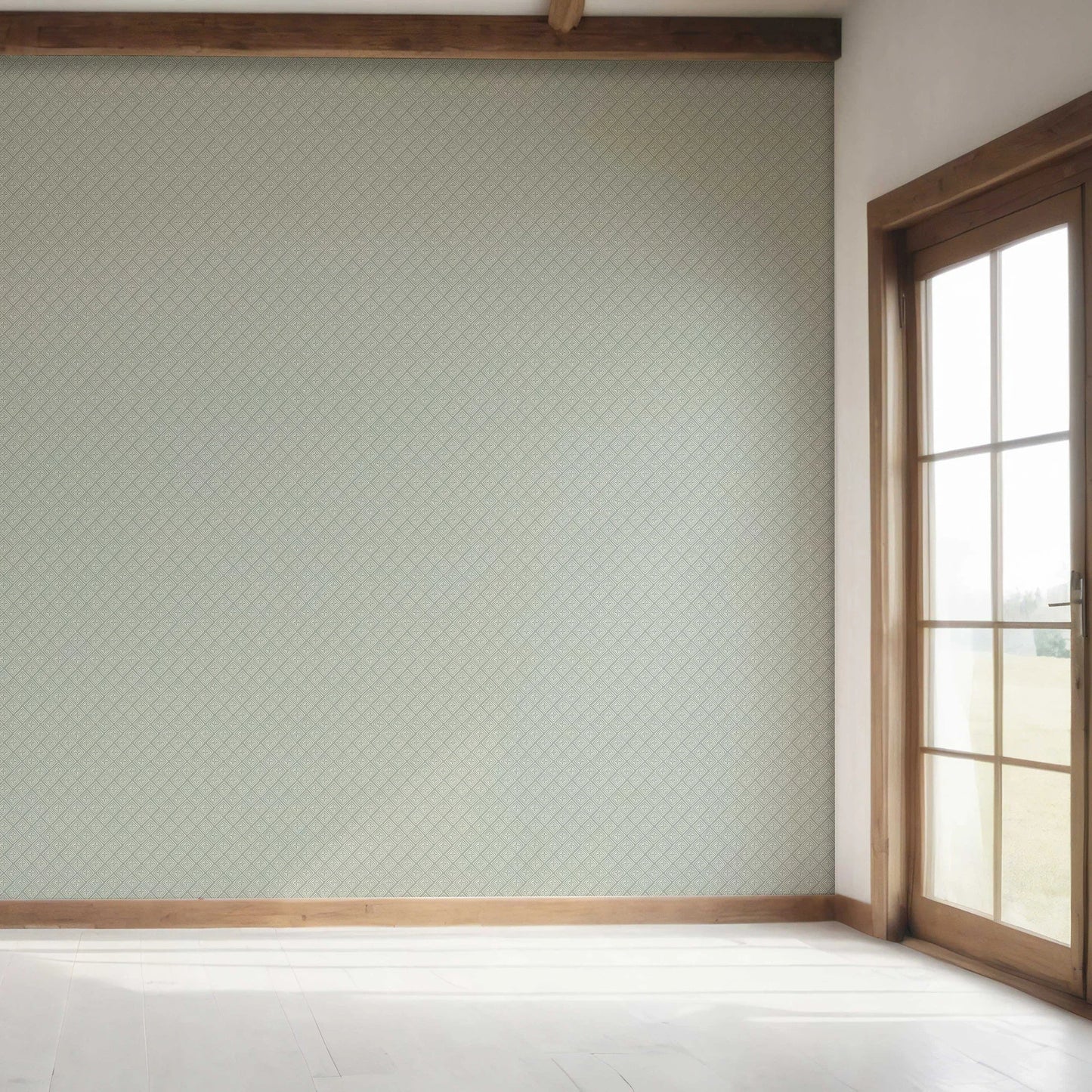 Jaali Echo Wallpaper - Eucalyptus Veil