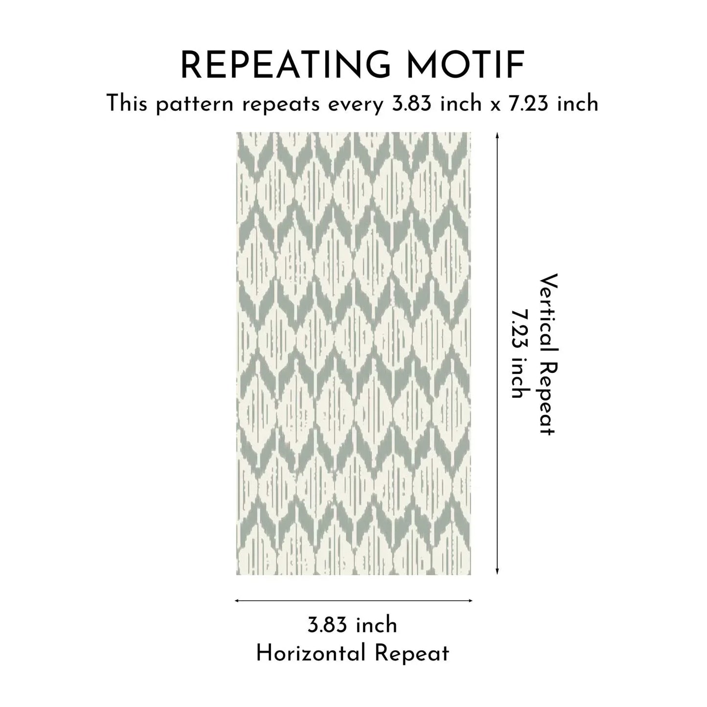 Ikat Reverie Wallpaper - Pebble Mist
