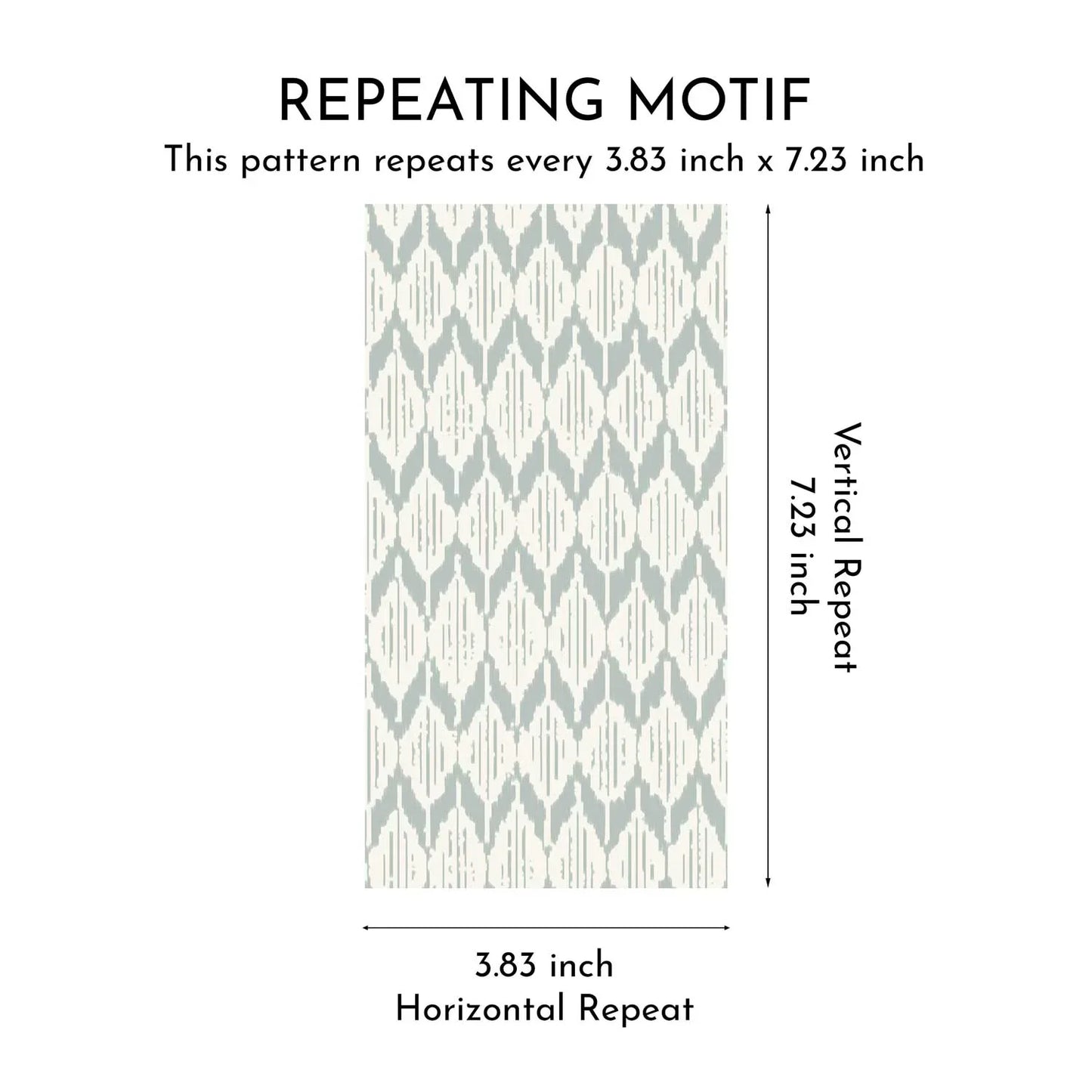 Ikat Reverie Wallpaper - Seafoam Whisper