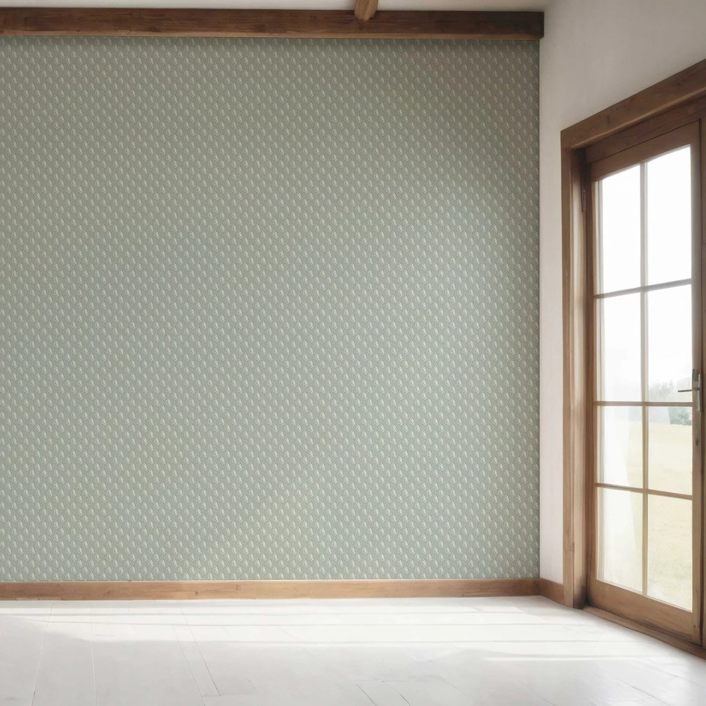 Nazaara Wallpaper - Olive Dust