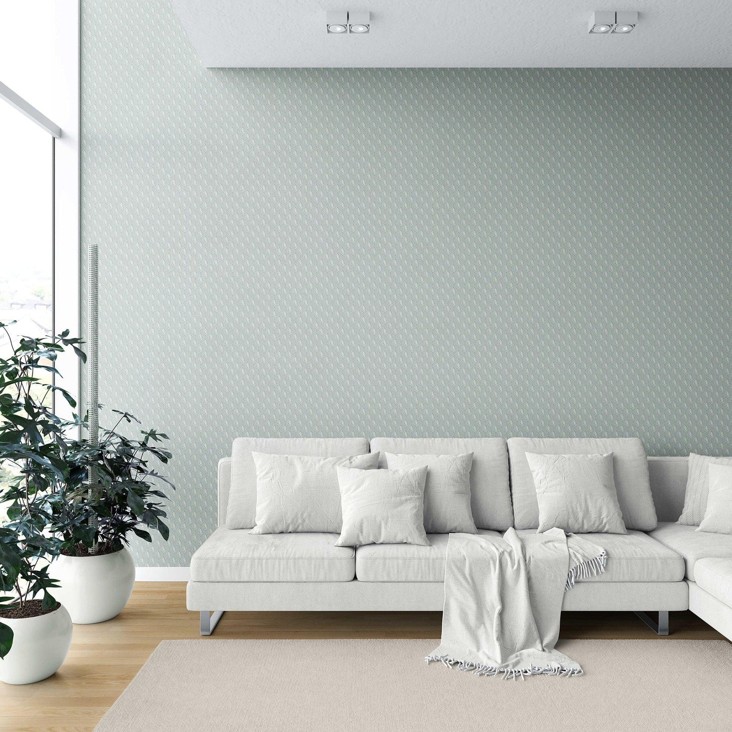 Nazaara Wallpaper - Mint Dust