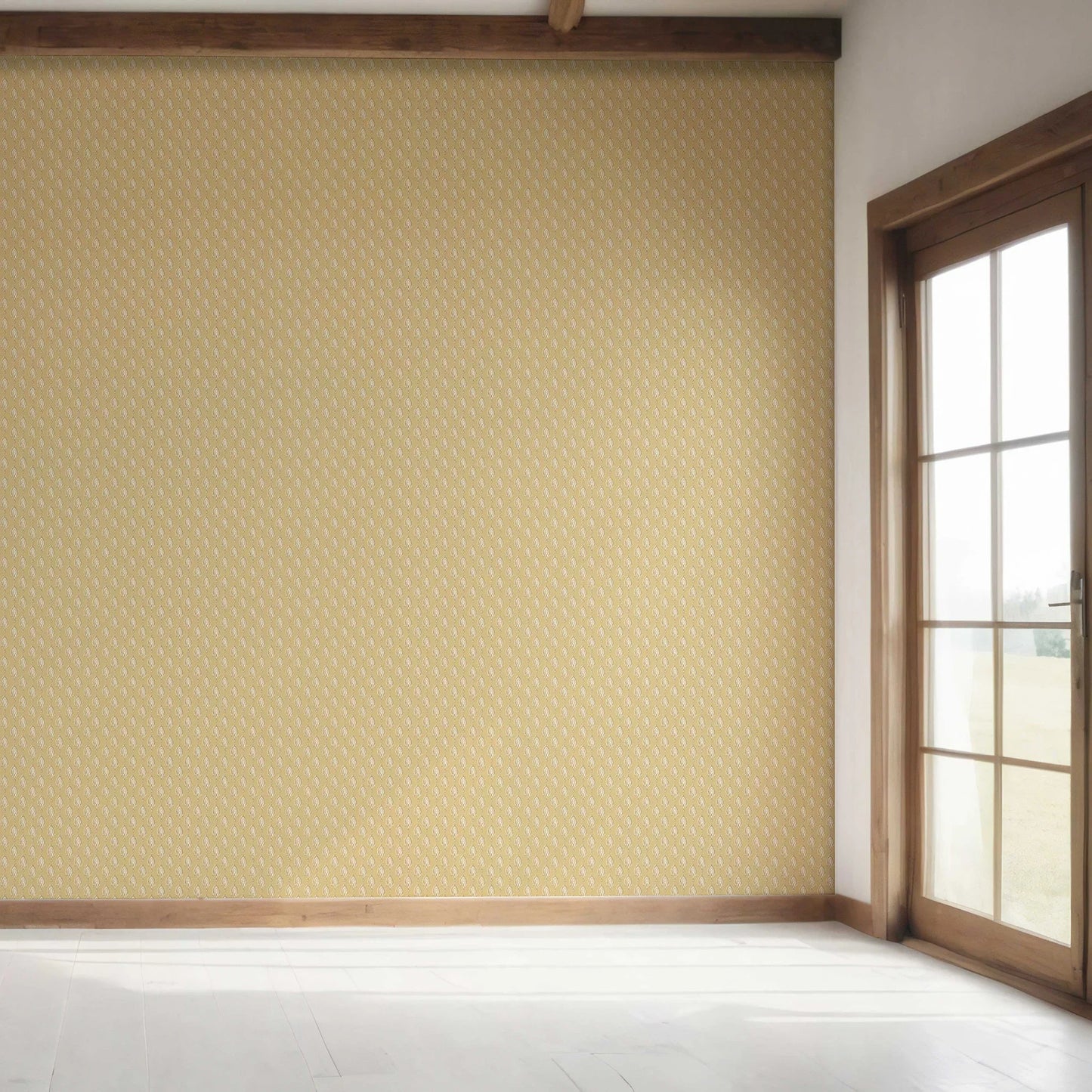 Nazaara Wallpaper - Butternut Gold