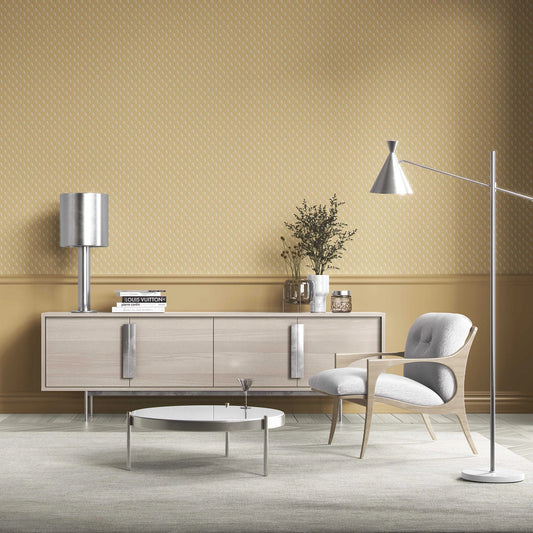 Nazaara Wallpaper - Butternut Gold