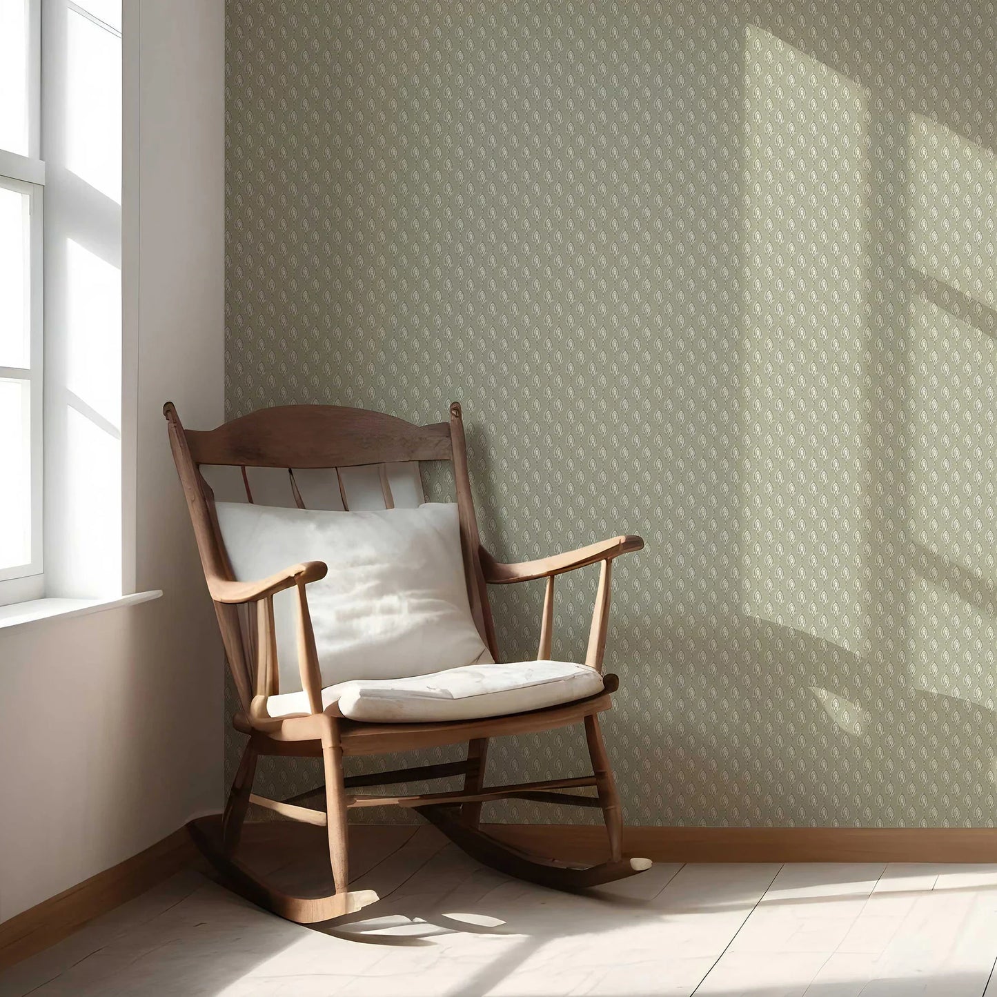 Nazaara Wallpaper - Willow Fern