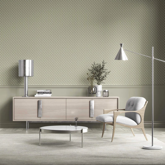 Nazaara Wallpaper - Willow Fern