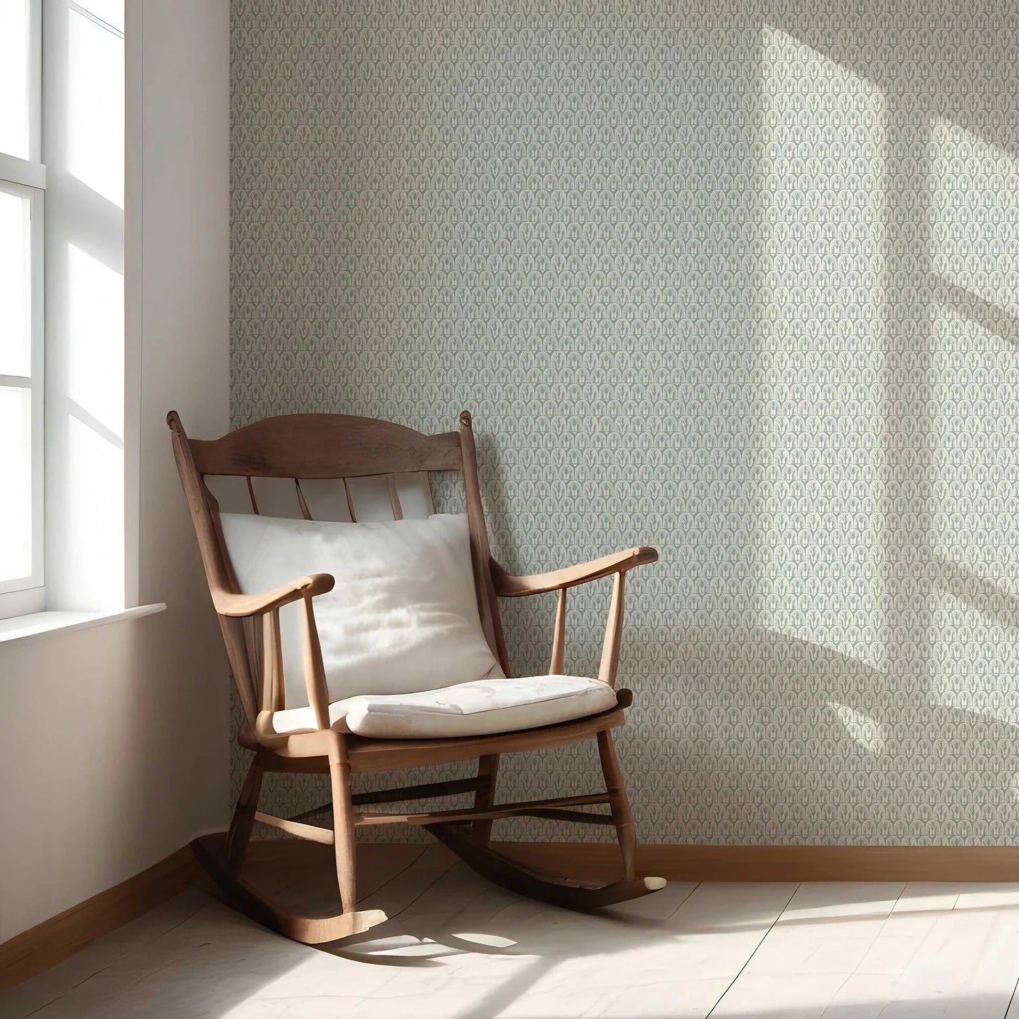 Arched Canopy Wallpaper - Eucalyptus Veil