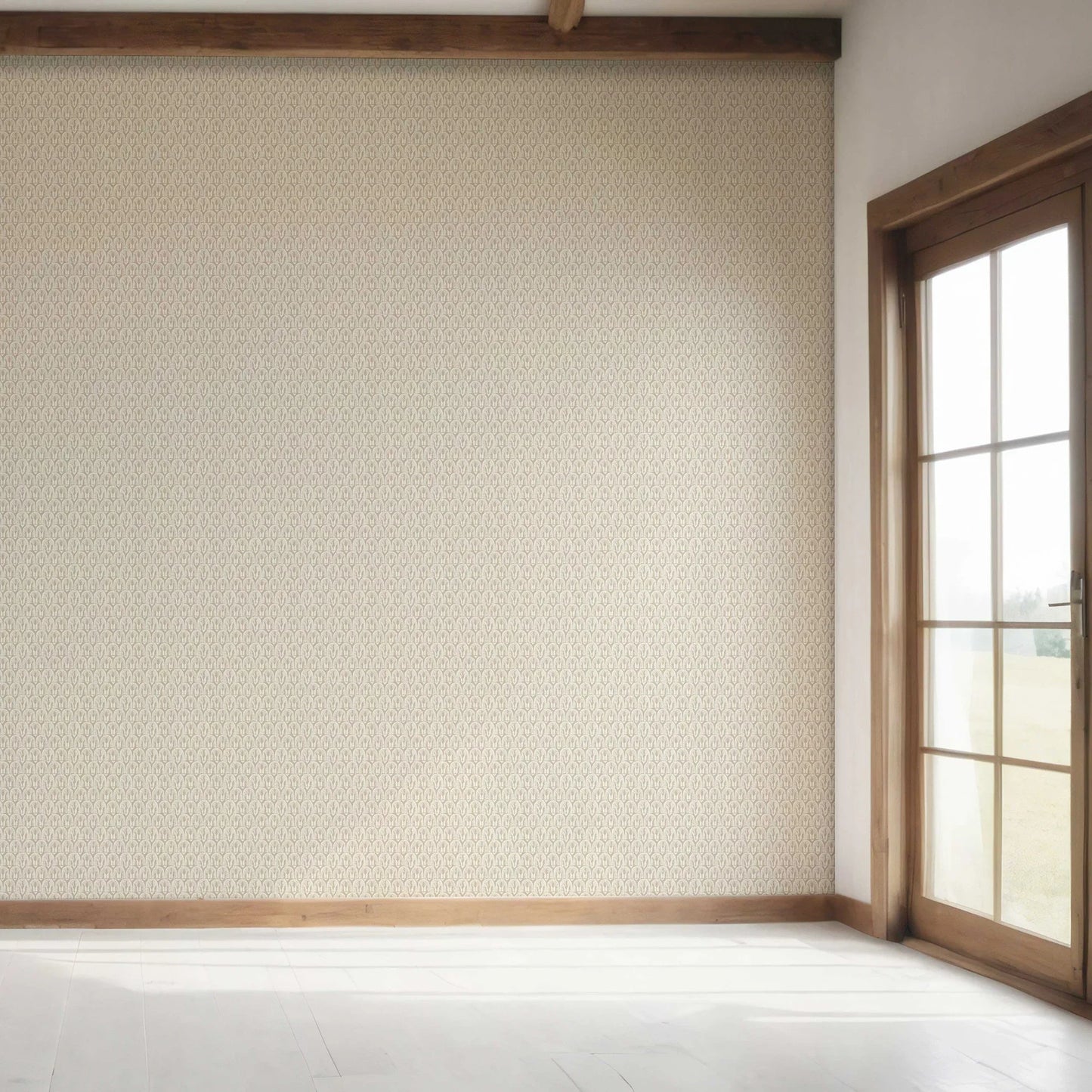 Arched Canopy Wallpaper - Sandstone Veil