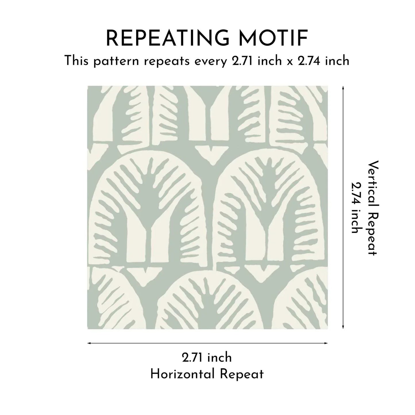 Arched Canopy Wallpaper - Minted Grove