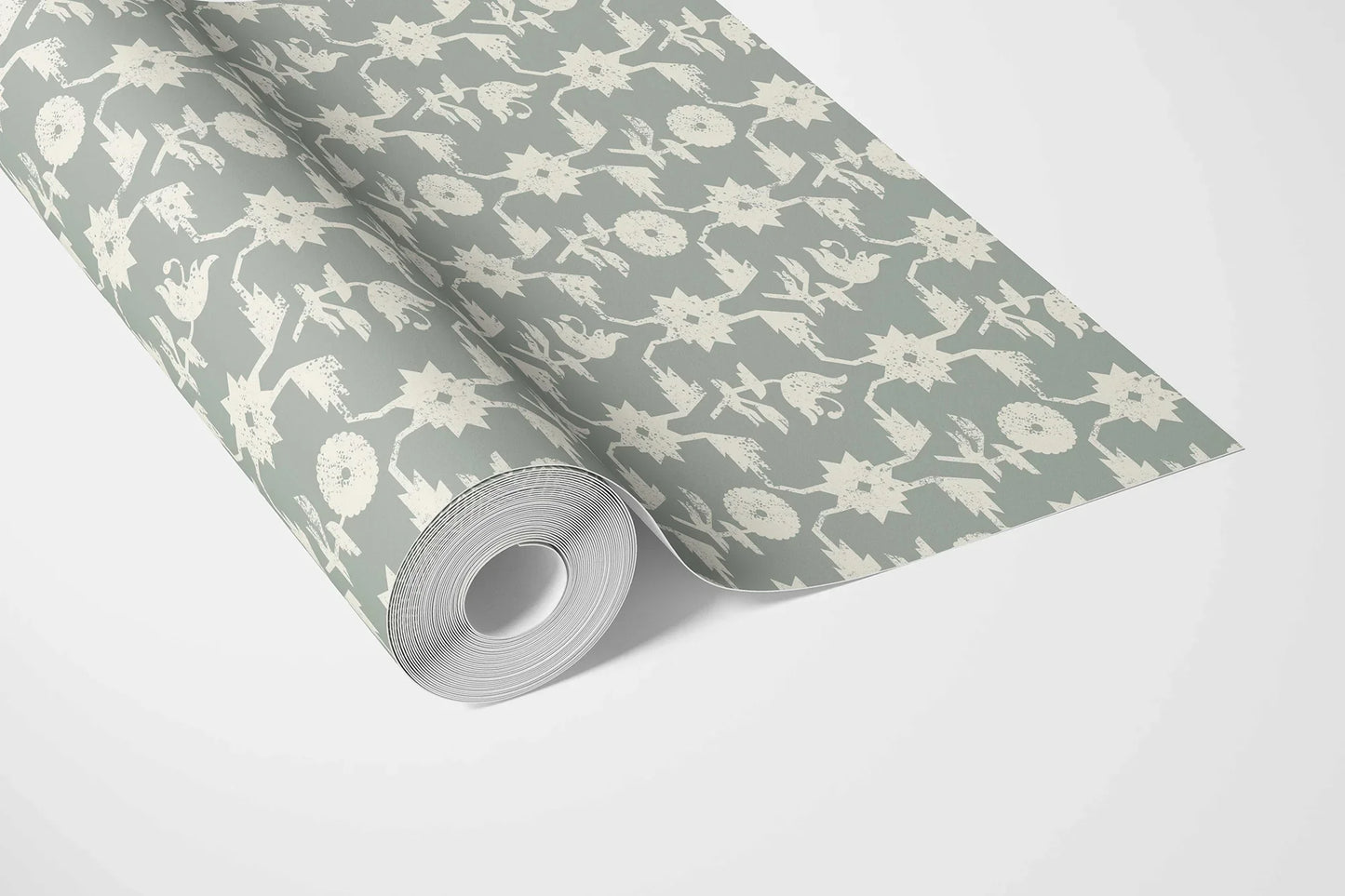 Wild Bloom Wallpaper - Willow Mist