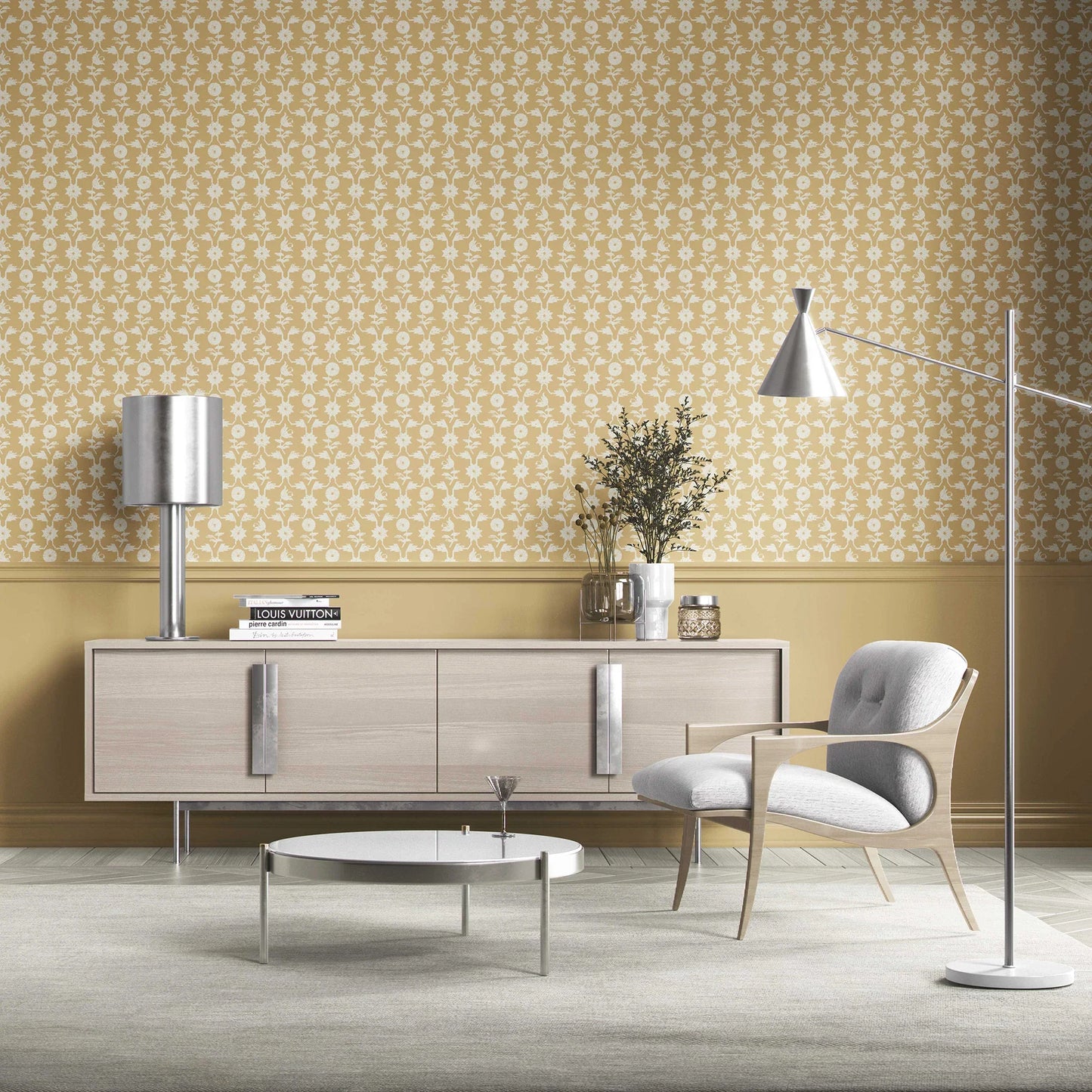 Wild Bloom Wallpaper - Butterscotch Muse