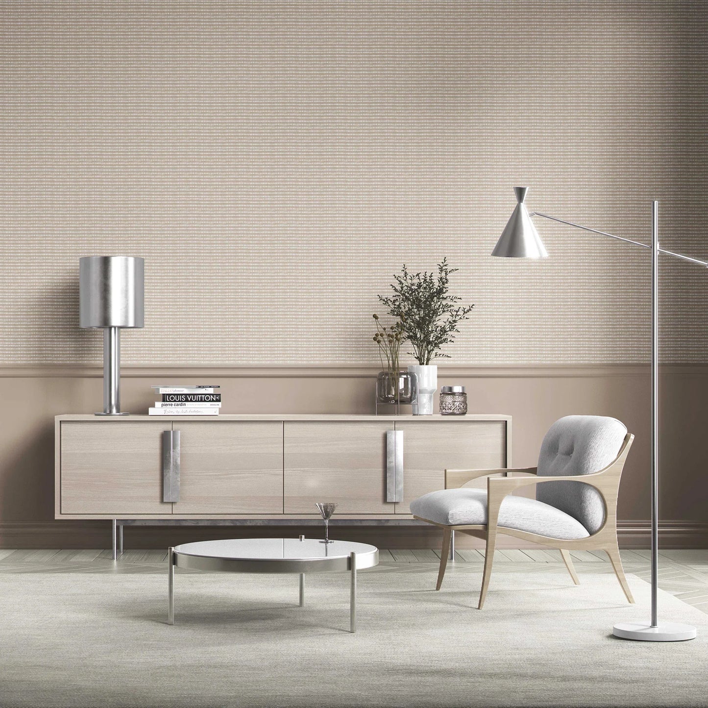 Shibori Drift Wallpaper - Sandstone