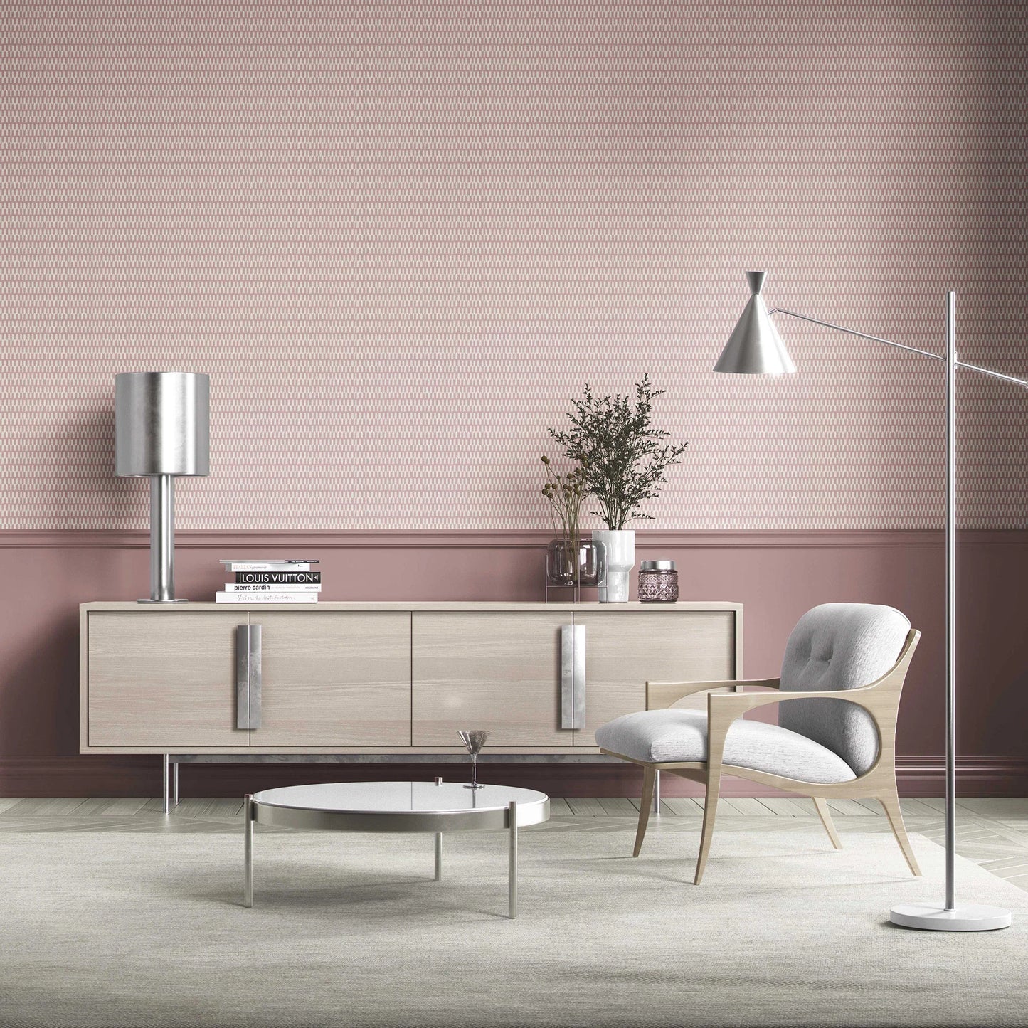 Artisan Arrows Wallpaper - Blush Pathway