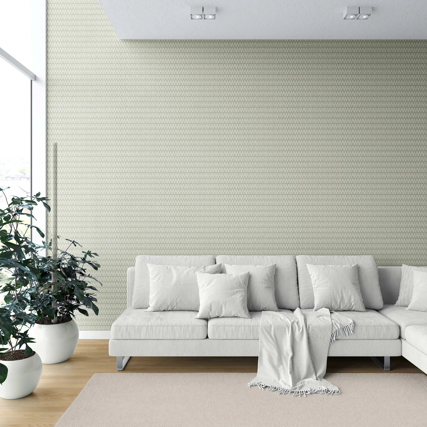Artisan Arrows Wallpaper - Olive Walk