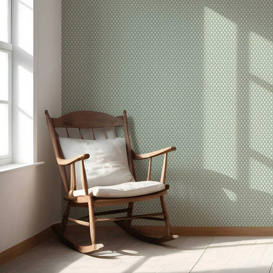 Jaipur Jaal Wallpaper - Sage Morn