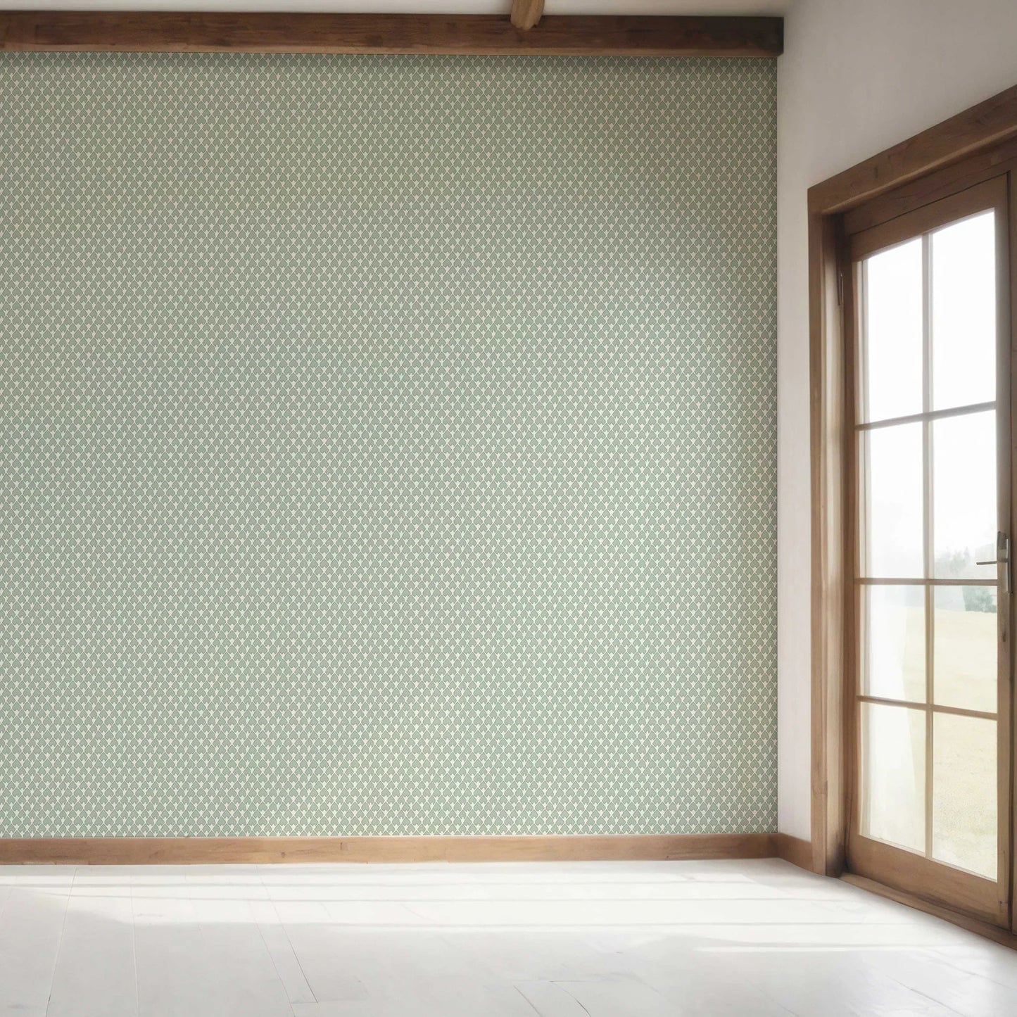 Jaipur Jaal Wallpaper - Sage Morn