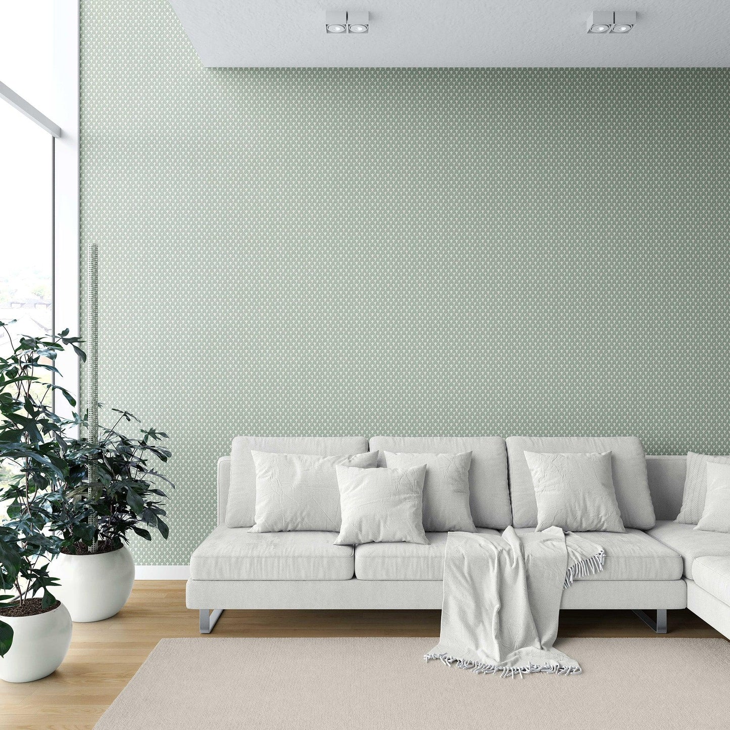 Jaipur Jaal Wallpaper - Sage Morn