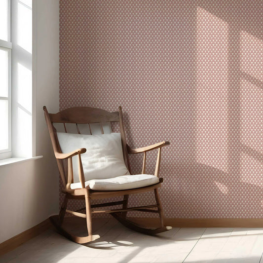 Jaipur Jaal Wallpaper - Blush Pathway