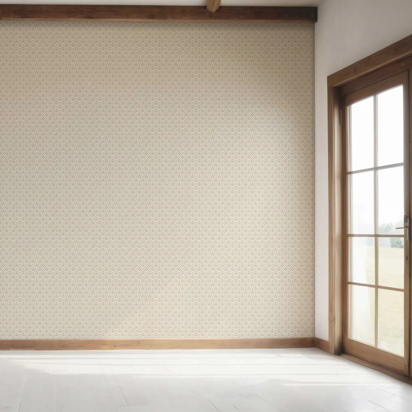 Haveli Harmony Wallpaper - Linen Whisper