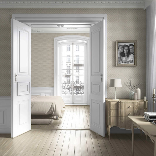 Haveli Harmony Wallpaper - Linen Whisper