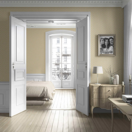 Haveli Harmony Wallpaper - Buttercup Beige