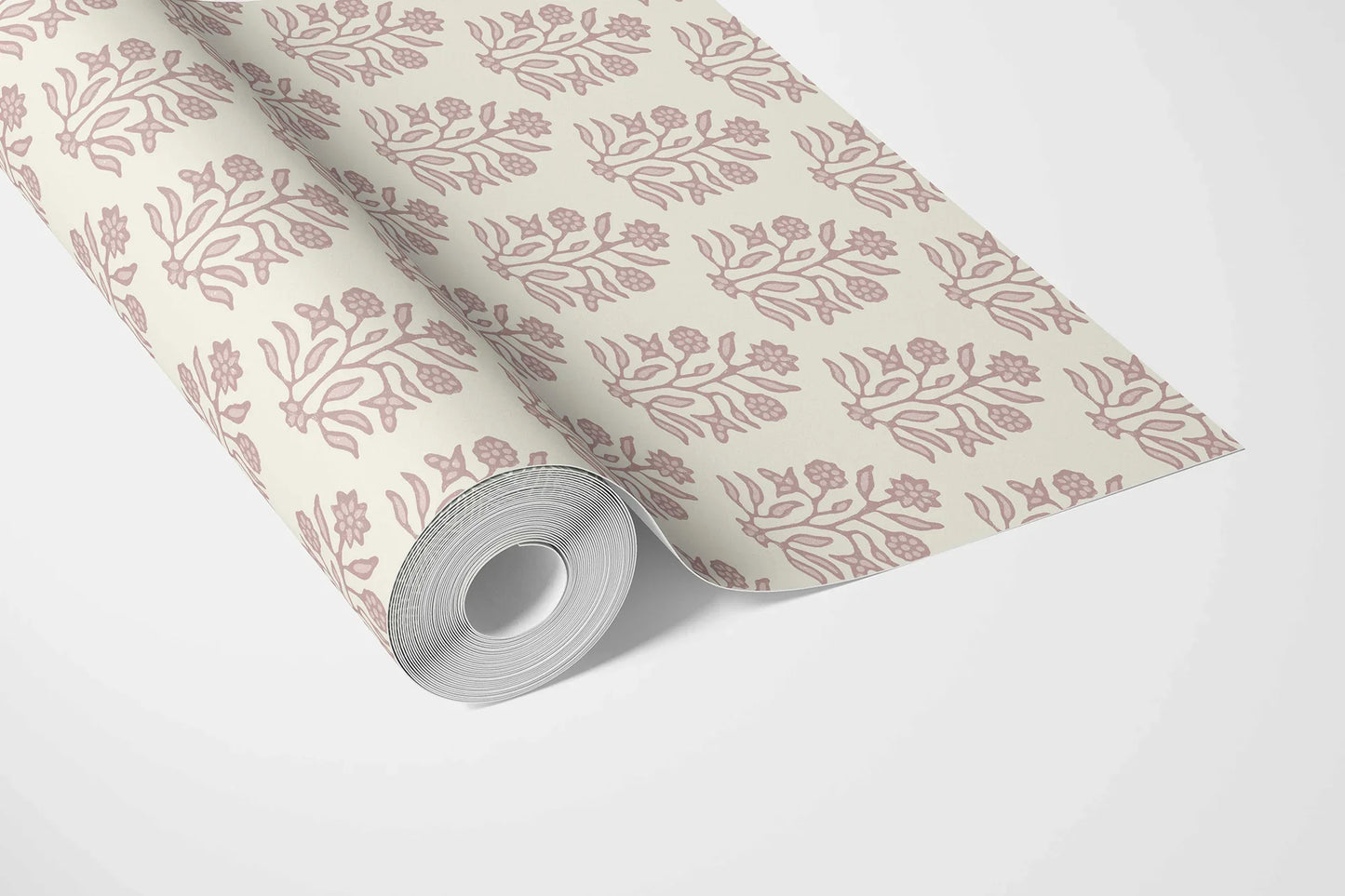 Baghkaar Wallpaper - Blushed Rouge