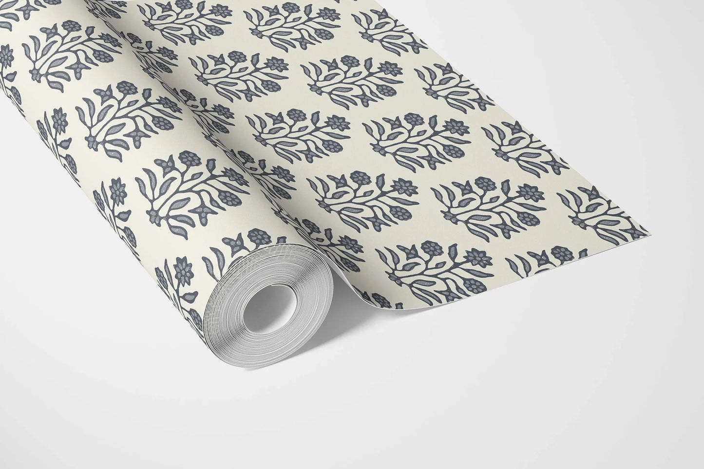 Baghkaar Wallpaper - Slate Blossom