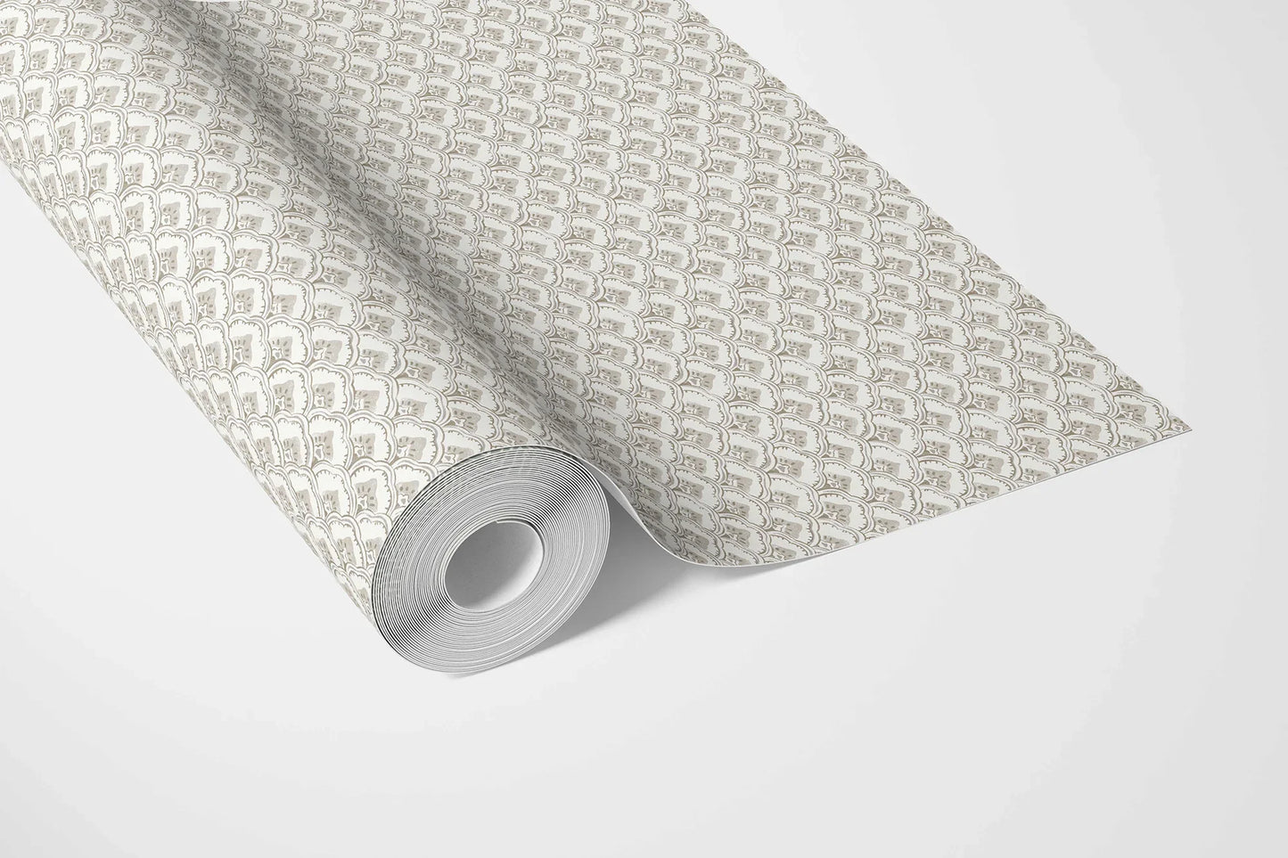 Regal Scallop Wallpaper - Sand Drift