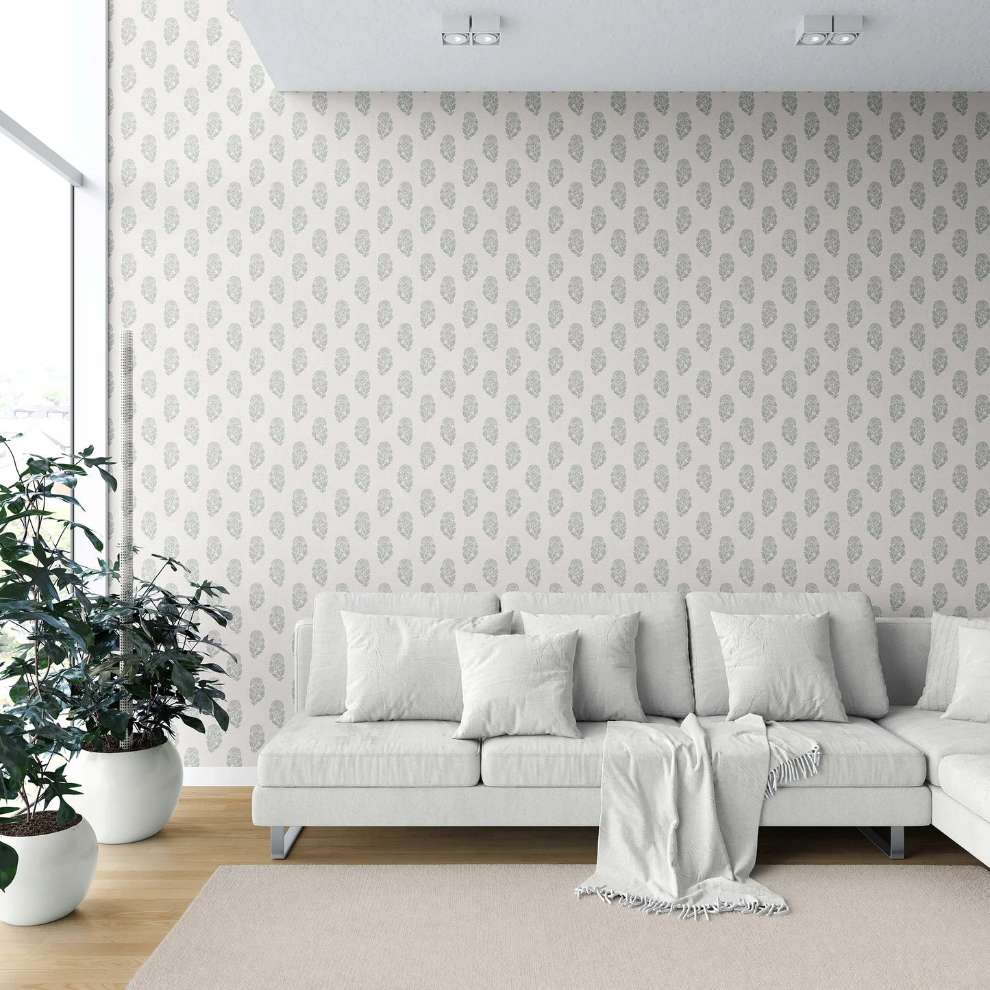 Paisley Grove Wallpaper - Sage Bloom