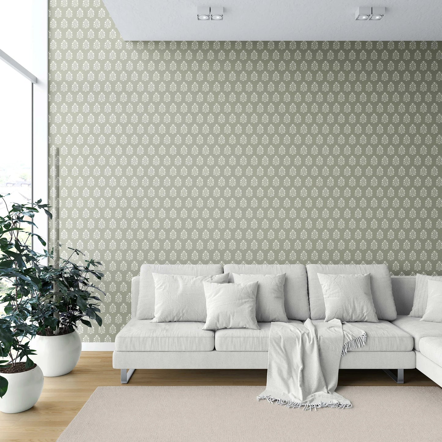 Verdant Boughs Wallpaper - Sage Glen