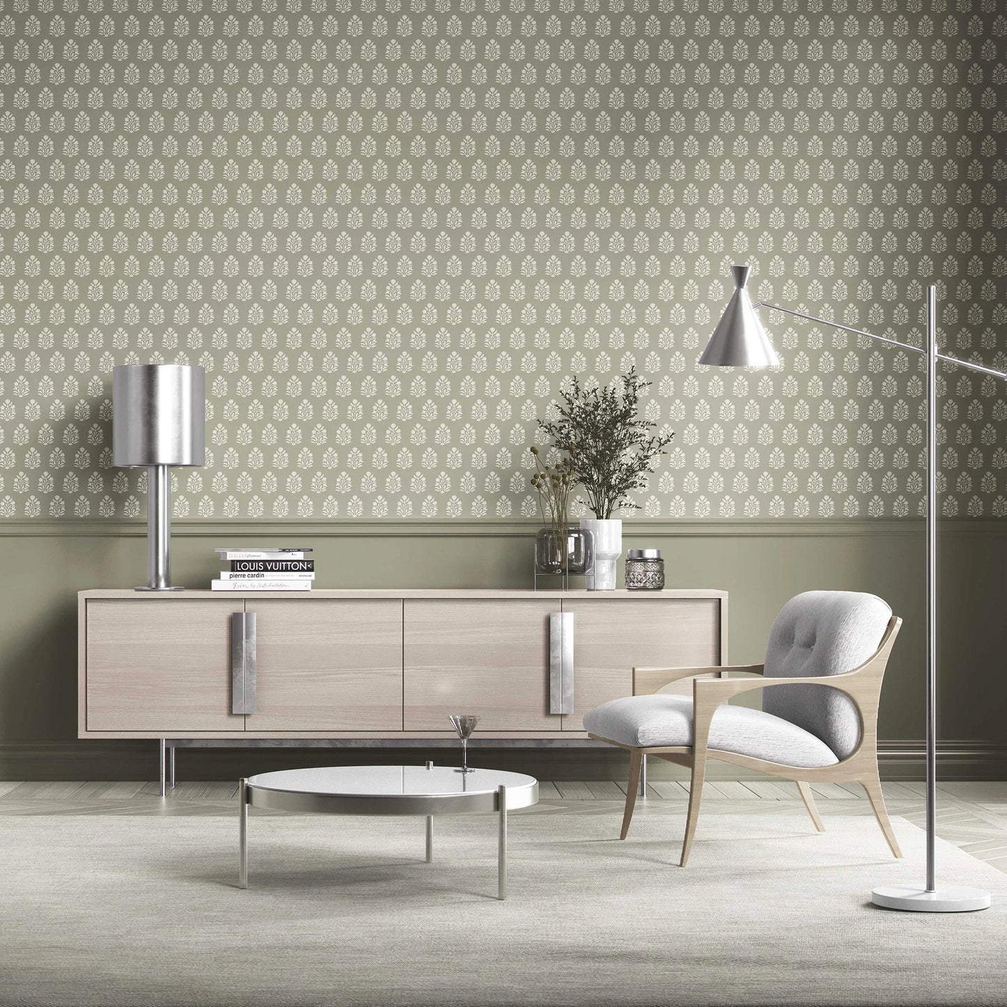 Verdant Boughs Wallpaper - Sage Glen
