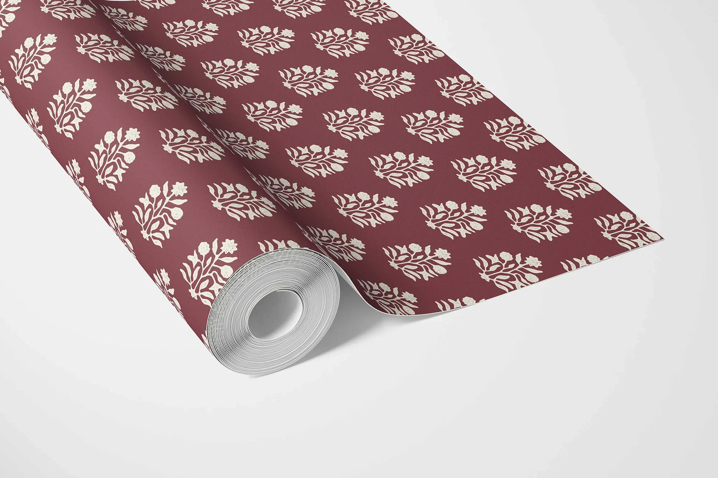 Verdant Boughs Wallpaper - Wine Blossom
