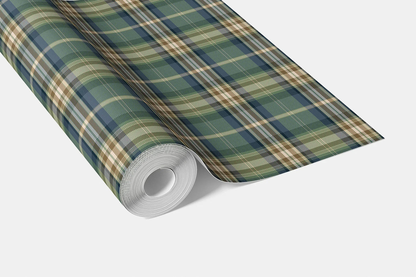 Langford Grid Wallpaper - Greenbriar Estate