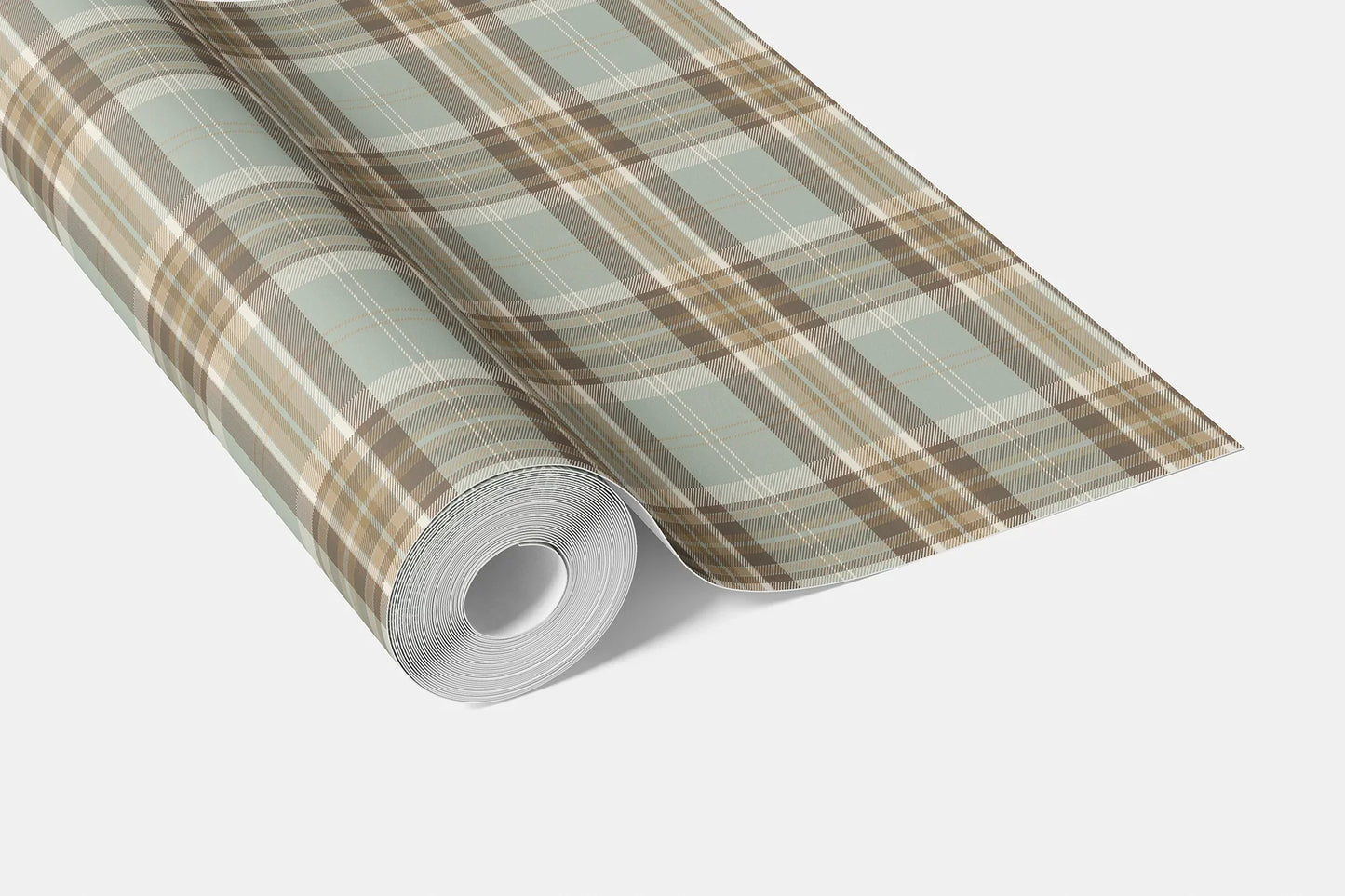 Langford Grid Wallpaper - Pale Willow