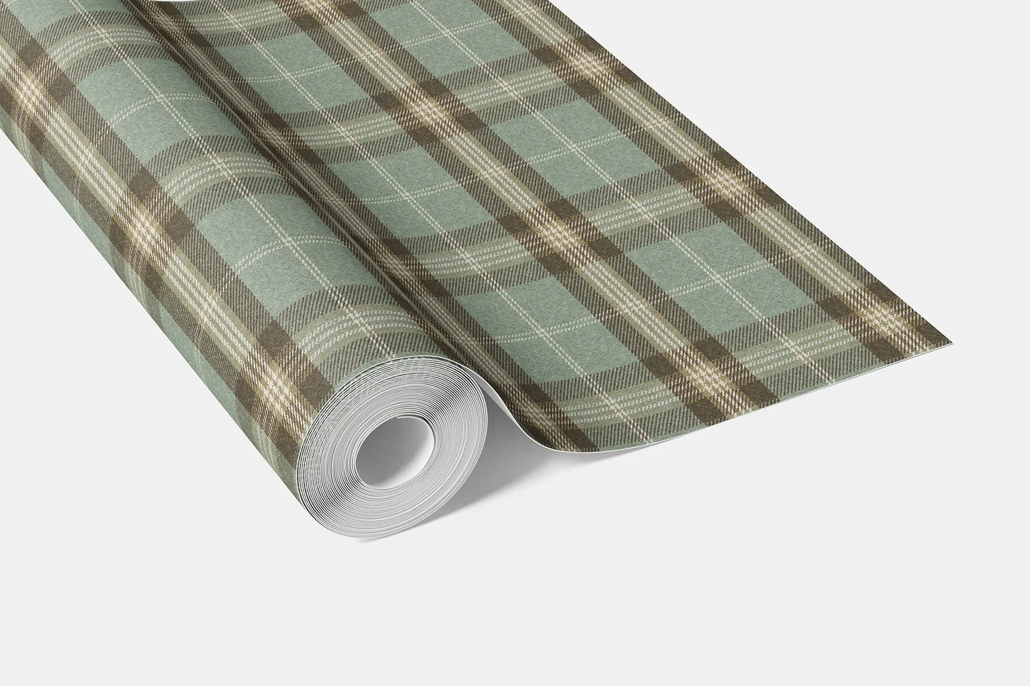 Rosewell Tartan Wallpaper - Sagewood Glen